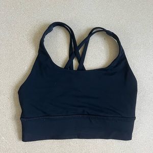 Lululemon Longline Energy Sports Bra Size 6 Black